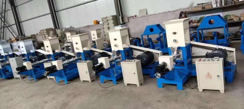 Automatic Feed Machine Production Line Aquatic Fish Feed Pellet-Fodder Expander Cat Dog Food Pellet Extruder Making Machine