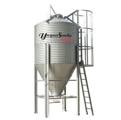 Galvanized Steel Feed Storage Silo for Animal Husbandry Poultry Farm