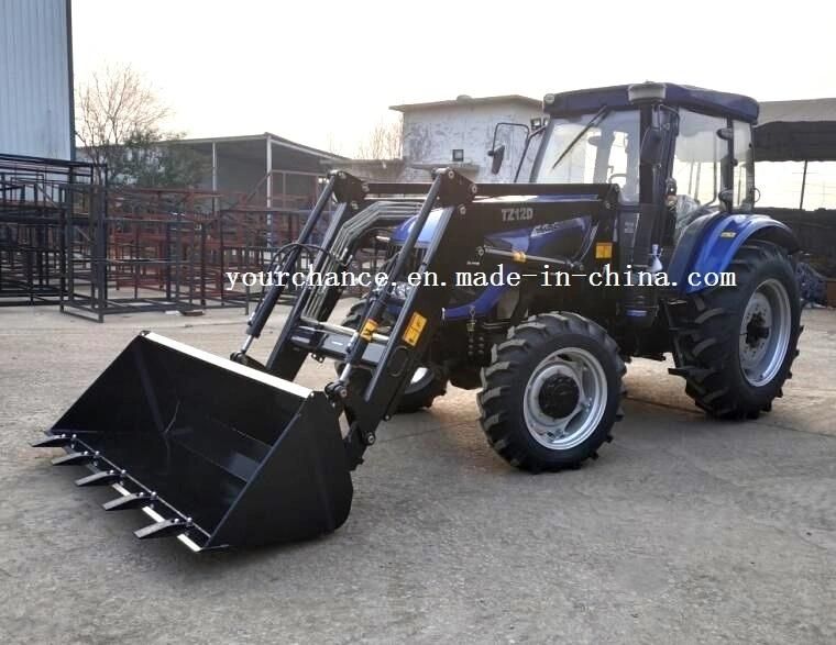 Canada Hot Sale Tz12D 1200kgs Lifting Capacity 2-2.4m Width Bucket Heavy Duty Front End Loader for 90-140HP Tractor