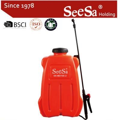 16L Plastic Electric/Battery Backpack Manual Agriculture Sprayer (SX-MD16E-2)
