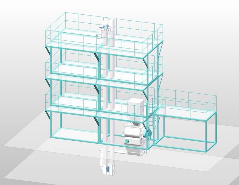 Skjz 4800 Animal Pellet Feed Plant, Animal Feed Processing Plant