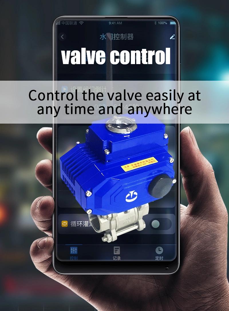 Water Timer Irrigation Timer Controller Valve Controller Remote Control by Mobile APP and Computer Industrial Valve Controller