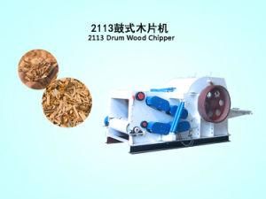 Process Wood Log Branches Cutting Chips Into 3-5cm Wood Chipping Industrial Wood Chipper Machine