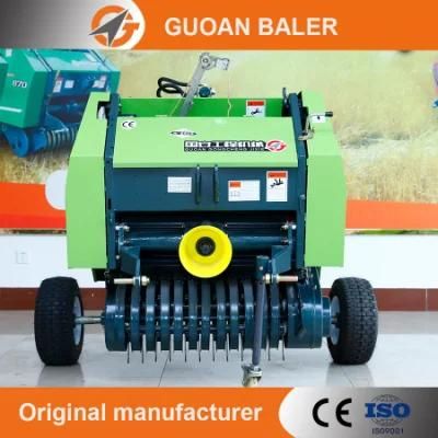 Guoan Tractor Baler Mini Round Hay Baler Roll Baler Grass Baler Hay Packing Farming Machinery