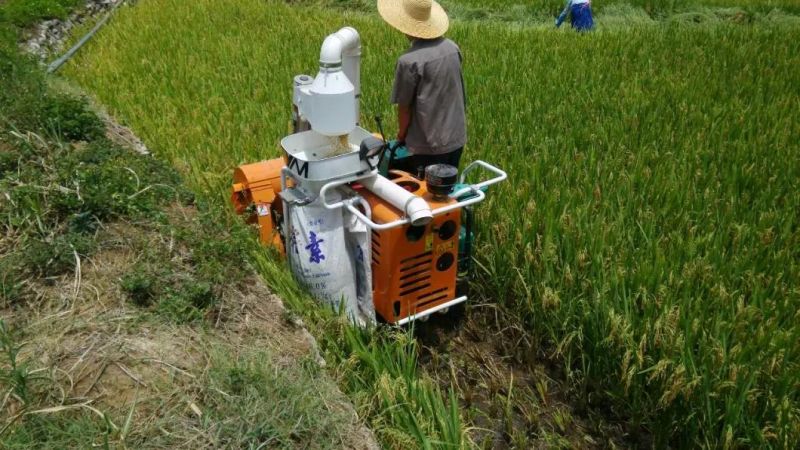 Mini Harvester---Semi-Feeding Caterpillar Self-Propelled Rice Combine Harvester