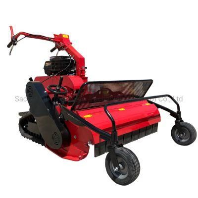 Highly Adaptable Gasoline Powered Grass Cutting Lawn Mower Flail Mower