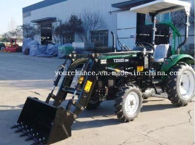 Ce Certificate Tz02D 15-25HP Mini Farm Tractor Mounted Front End Loader for Sale