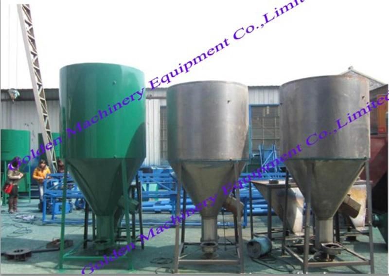 China Energy Saving Vertical Animal Feed Crusher Mixer Machine