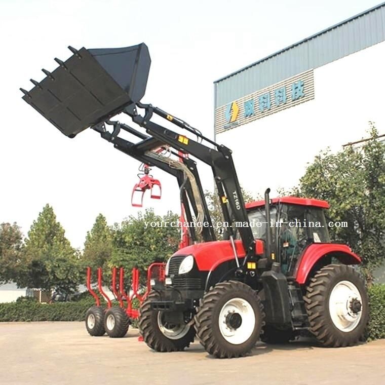 High Quality Ce Approved Tz Series Europe Quick Hitch Type Front End Loader for 15-180HP Agricultural Wheel Farm Garden Tractor