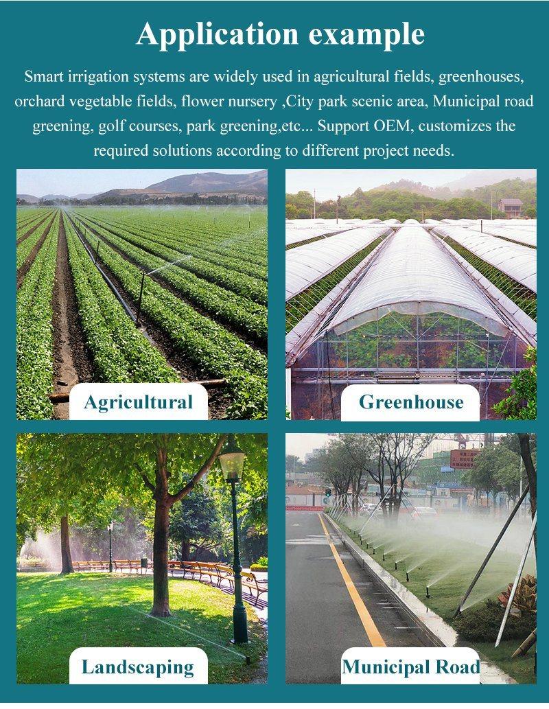 Irrigated Potato Water Management Saving Water Drip Irrigation System WiFi Drip System Controller