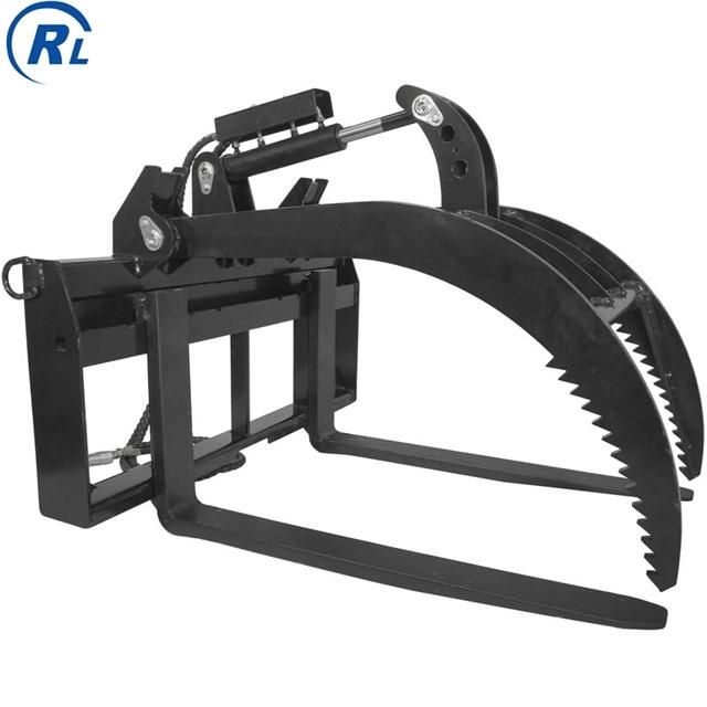 Qingdao Ruilan Customize Grapple Forks with Double Hydraulic Cylinda