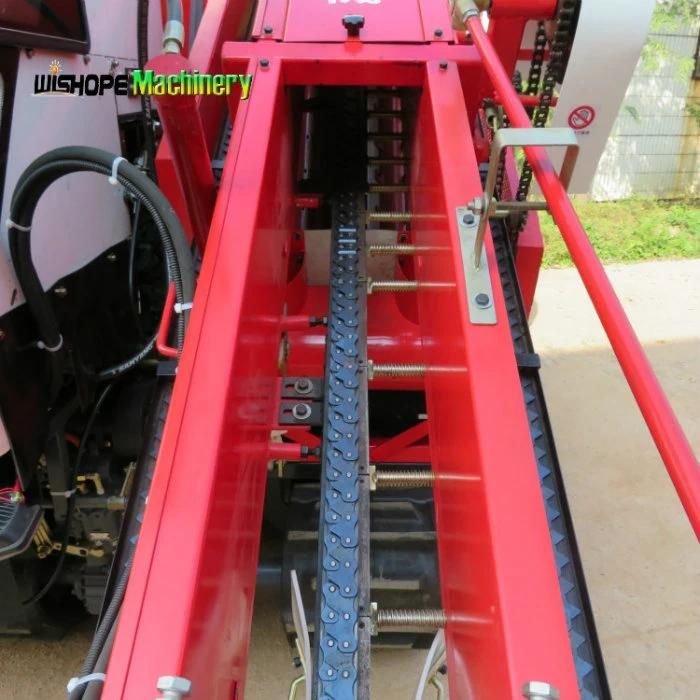 2 Rows Rubber Track Peanut Combine Harvester Machine for Sale