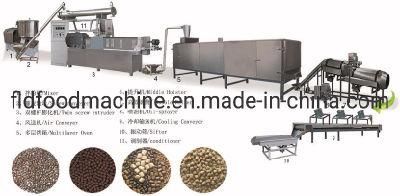China Good Quality Fish Feed Production Machinery and Automatic Dry Floating Fish Food Machine