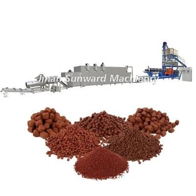 Automatic Floating Fish Feed Pellet Manufacture Machines Equipment Fish Pellet Food Manufacturing Line Plant Machinery