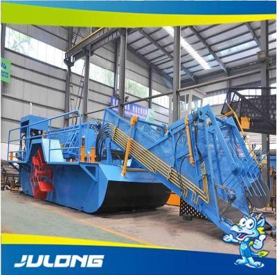 Widely Used Superior Quality Hyacinth Harvester Floating Rubbish Salvage Boat