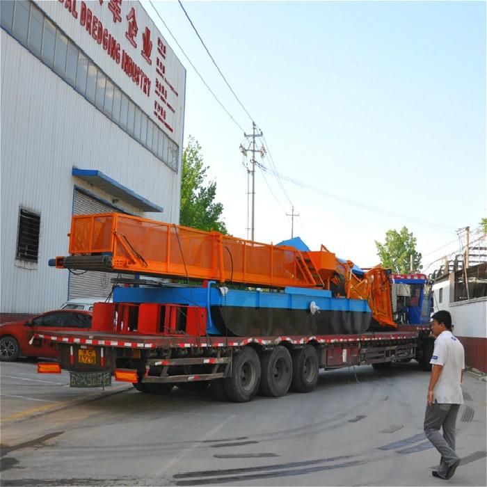 Full Hydraulic Water Weed Harvester River Plant Cleaning Boat