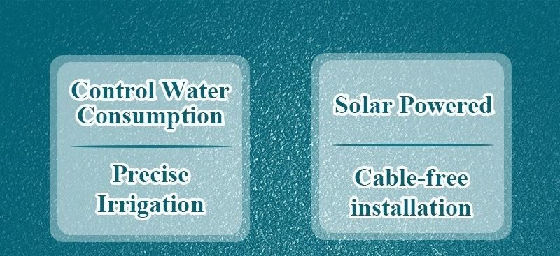 Battery Operated with Solar Panel Lorawan Irrigation Valve Controller