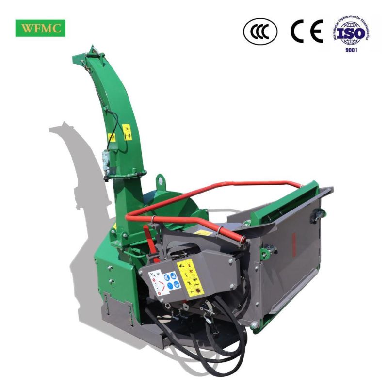 CE Standard Safety Wood Chipping Machine Self-Contained Hydraulic Power System Wood Crusher 5 Inches Bx52r
