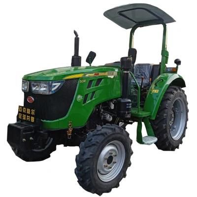 Second Used Tractors Compact Tractor 50HP/60HP/70HP Small Farm Tractor with Well-Known Brand Diesel Engine