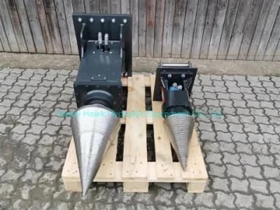 Excavator Forestry Machinery Hydraulic Cone Log Splitter