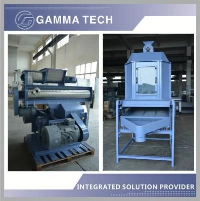 1-2tph Poultry Eqipment /Animal Pellet Mill Machine with Hammer Mill/Mixer/Cooler /Pellet Machine