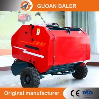 Small Autoamtic Tractor Pto Driven Mini Round Baler 1070