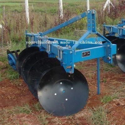 Tanzania Hot Sale 1ly-425 80-100HP Tractor Mounted Heavdy Duty Disc Plough in High Quality Material of Q235 Steel Frame 65mn Discs