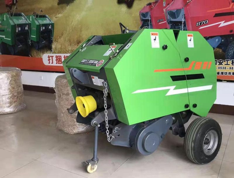 Large Capacity Grass Bundling Machine Round Silage Hay Baler