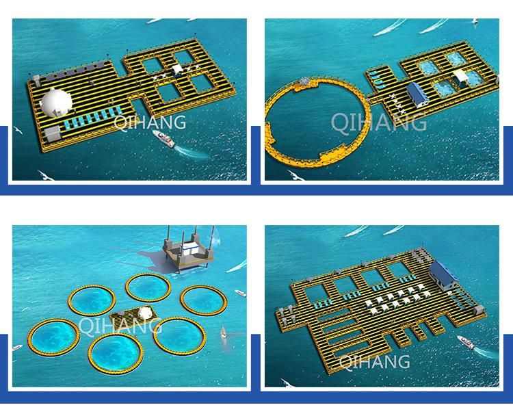 HDPE Leisure Platform Floating House for Fish Farming Use