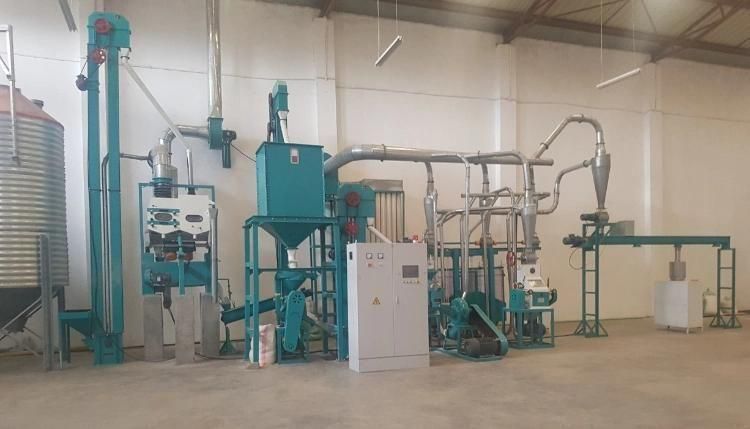 10tpd Maize Milling Processing Plant Running in Zambia