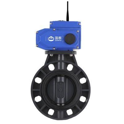 4G Lora Remote Controlled Actuator Operated Butterfly Valve