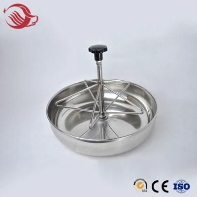 Nursery Pig Used Stainless Trough Feeder with 28 Cm Diameter