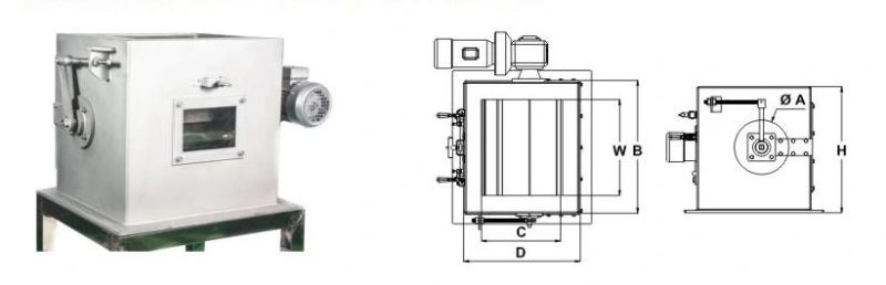 Magnetic Drum Separator, with 4000gauss