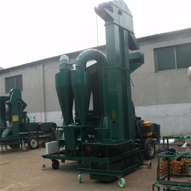 High Capacity Seed Cleaner with Double Air Screens and Cyclones