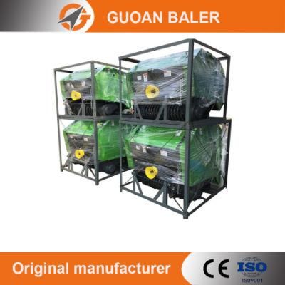 Tractor Baler Manufacturer Guoan Brand Small Round Roll Press Straw Hay Baler Machine for Sale