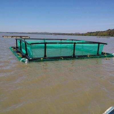 Square Fish Trap Net Fishing Farm Cage for Tilapia