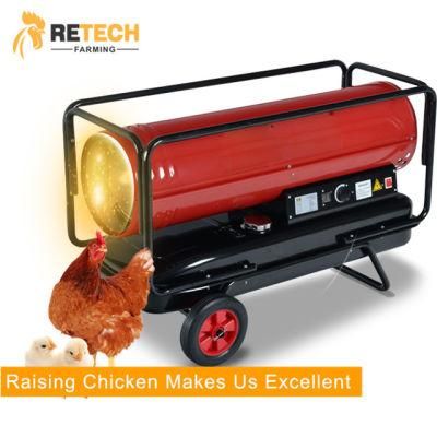 High-power fuel heater for poultry farms