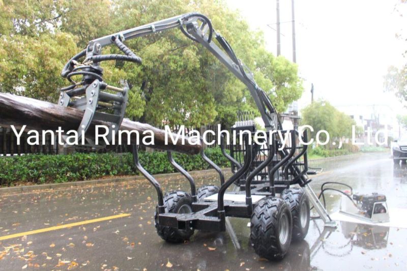 ATV Log Trailer with Grapple