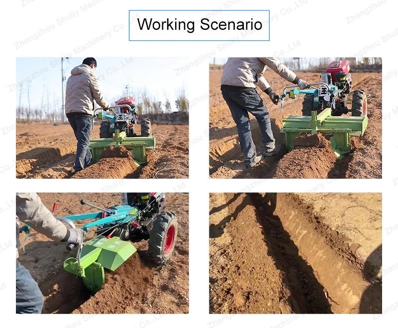 Hand Tractor Manual Walking Tractor Price with Rotary Tiller
