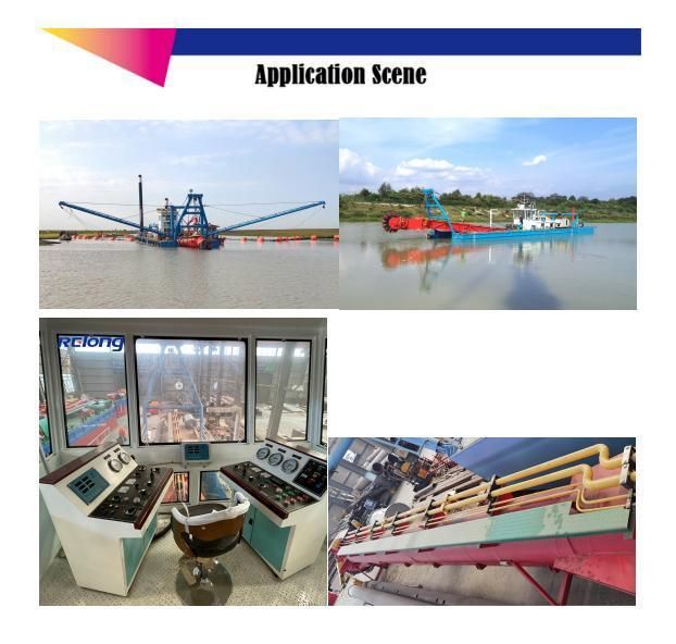 Relong High Efficient Cleaning Environmental Dredging Project Sand Dredger and Sand Removal 18" 20" 22" 24" Cutter Suction Dredger