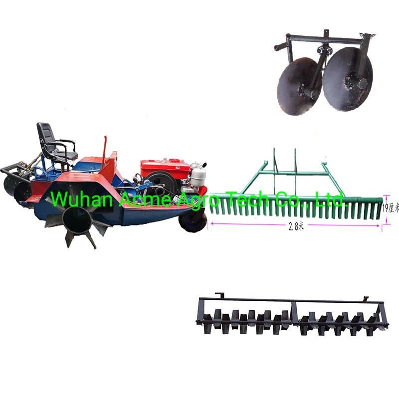 Am-22A Rice Field Cultivation Paddy Farm Boat Tractor