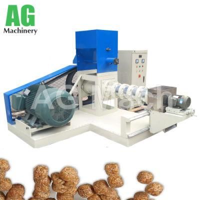 100-500kg/H Fish Meal Making Machine Pet Food Extruder for Sale