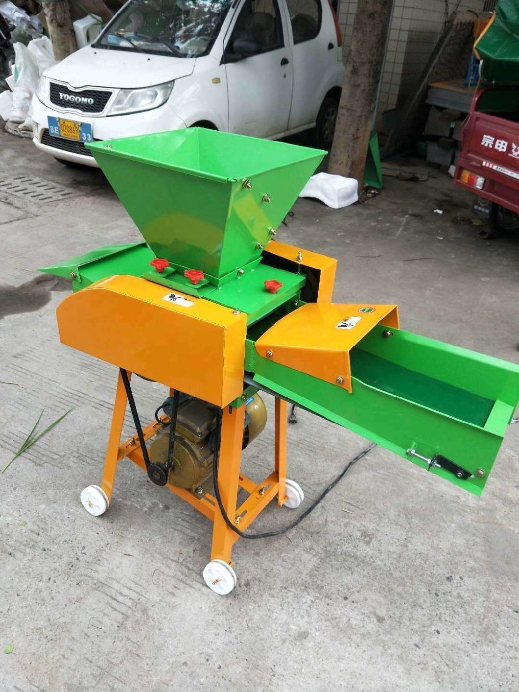 Silage Feed Making Grass Straw Silage Chopper Automatic Feeding Chaff Cutter Machine