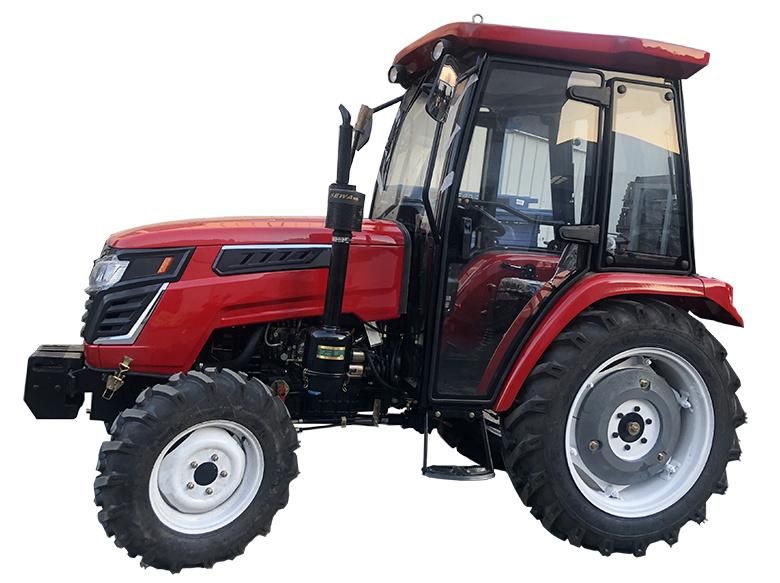 4WD Medium Size Lawn Tractor Compact Small Farm Tractors for Orchard/Greenhouse/Paddy Field/Corn Field