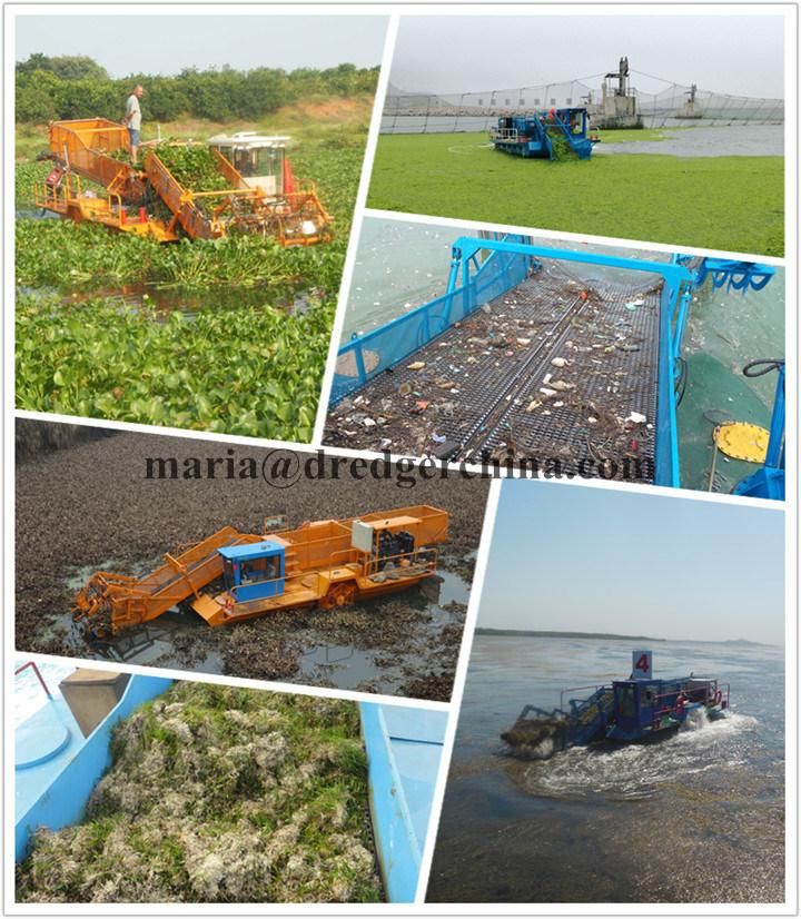 China Aquatic Weed Harvester/Water Plant Harvester Boat for Water Envionment Cleaning/Protection