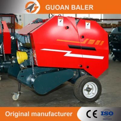 Tractor Machine Agricultural Farm Equipment Mini Round Grass Baler Machine Grass Rolling Press