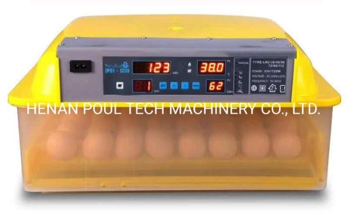 Full Automatic Chicken Egg Incubator in Use for Sale 56 Eggs Incubator