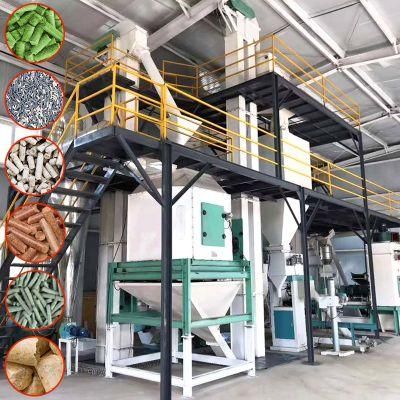 Chicken Cattle Cow Dog Cat Pet Food Animal Poultry Pellet Feed Mill Making Machine