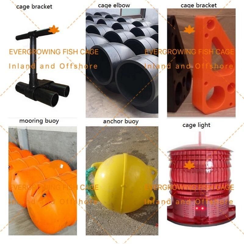 HDPE Circular Sea Floating Fish Farming Aquaculture Cage