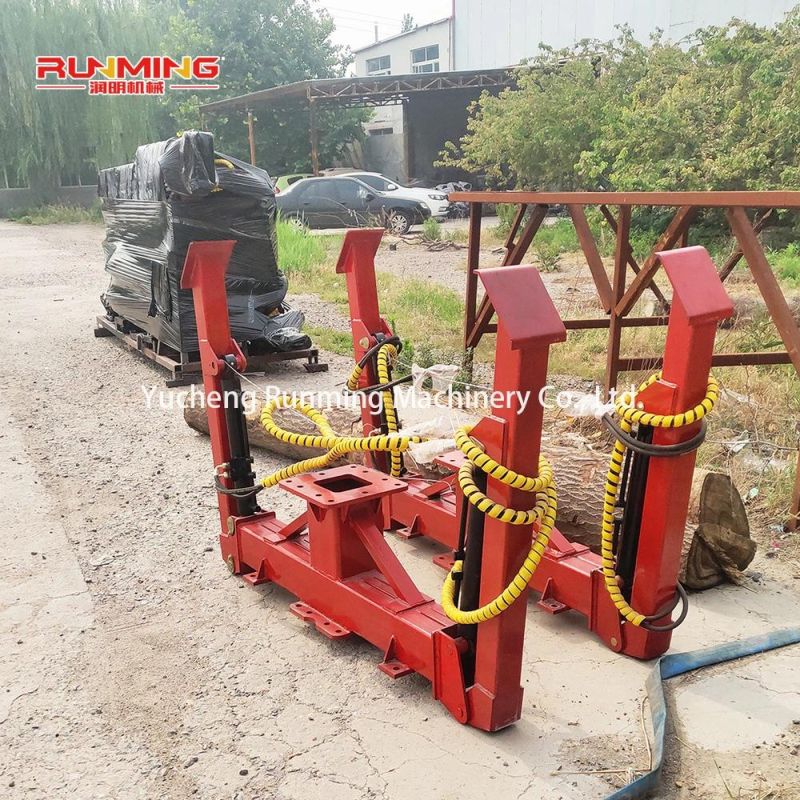 Runming Log Loader Timber Trailer with Crane